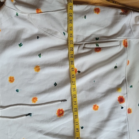 Free People Movent X DYEKWEEN Sprint To The Finish Hoodie In Marigold Combo - Picture 15 of 16